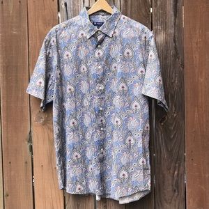 NWOT VINTAGE DANIEL CREMIEUX SHORT BUTTON DOWN XXL